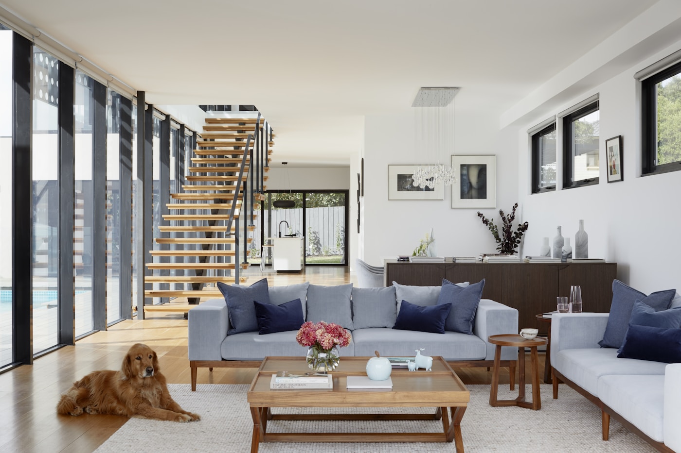 Bright finished interior suited to an accessory dwelling unit